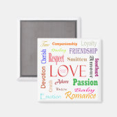 Love Synonyms by Shirley Taylor Magneet (Voorkant / Achterkant)