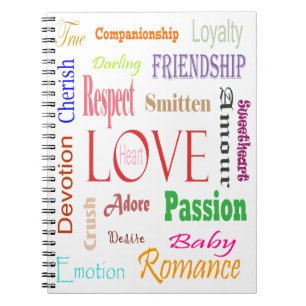Love Synonyms by Shirley Taylor Notitieboek