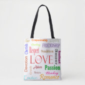 Love Synonyms by Shirley Taylor Tote Bag (Voorkant)