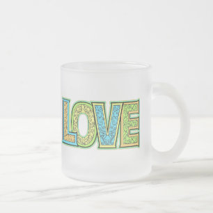 Love T-shirts and Gifts Matglas Koffiemok