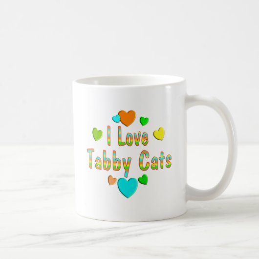 Love Tabby Cats Koffiemok (Rechts)