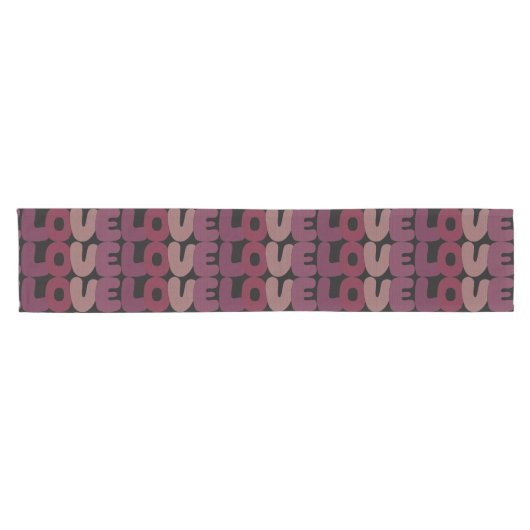 Love Table Runner Korte Tafelloper (Horizontaal)