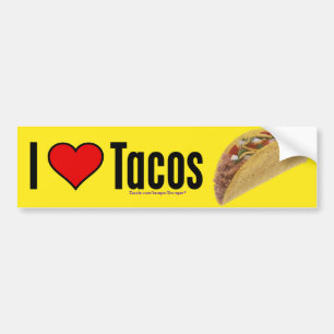 Love Tacos Bumpersticker