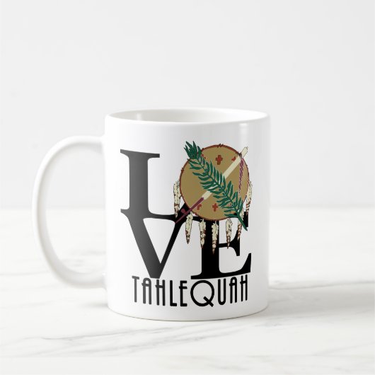LOVE Tahlequah 11oz Koffiemok (Links)