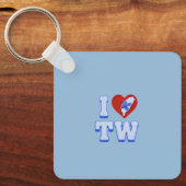 Love Taiwan slippers Sleutelhanger (Voorkant)