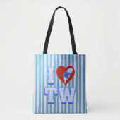 Love Taiwan slippers Tote Bag (Voorkant)
