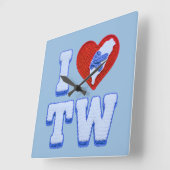 Love Taiwan slippers Vierkante Klok (Hoek)