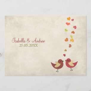 Love Talk Wedding Invite Kaart