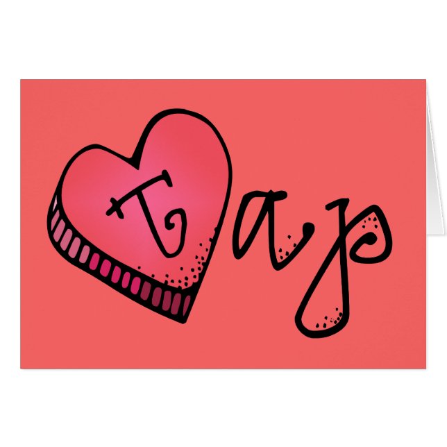 Love Tap | Snoep Heart (Voorkant Horizontaal)