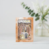 Love Tarot Card Visitekaartje (Staand voorkant)