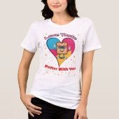 Love Tastes Better With You Tri-Blend Shirt (Voorkant)