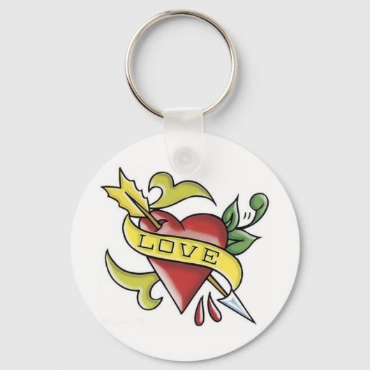 Love Tattoo Sleutelhanger (Voorkant)