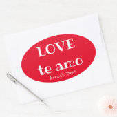 LOVE te amo Stickers (Envelop)