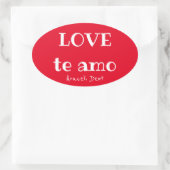 LOVE te amo Stickers (Tas)