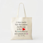 Love-Teach Dance Bag -  Tote Bag (Voorkant)