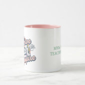 Love Teach Inspire-cadeau voor docenten Mok (Midden)
