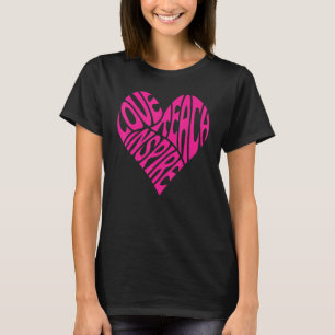 Love Teach Inspire Heart Graphic Teacher Women 1 T-shirt