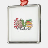 Love Teacher Life Metalen Ornament (Links)