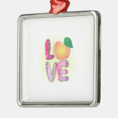 Love Teacher Metalen Ornament (Links)