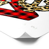 Love Teacher Squad Gnome Hearts Valentines Gnome T Poster (Hoek)