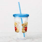 Love Teddy Acryl Drinkbeker (Links)