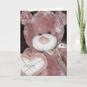 LOVE TEDDY BABY ADOPTIE GEFELICITEERD KAART
