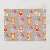 Love Teddy Bear Briefkaart (Voorkant)