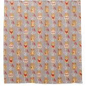 Love Teddy Bear Douchegordijn (Voorkant)