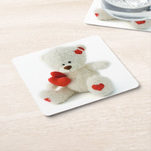 Love Teddy onderzetters (Schuin)
