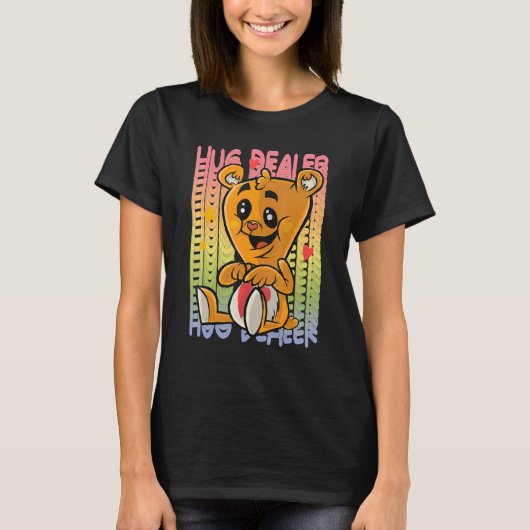Love Teddy Rainbow Hug Dealer Cute Teddy Bear Hug  T-shirt (Voorkant)