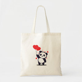Love teddy tote bag