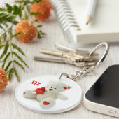Love Teddy Valentijn custom key chains Sleutelhanger (Voorkant Rechts)