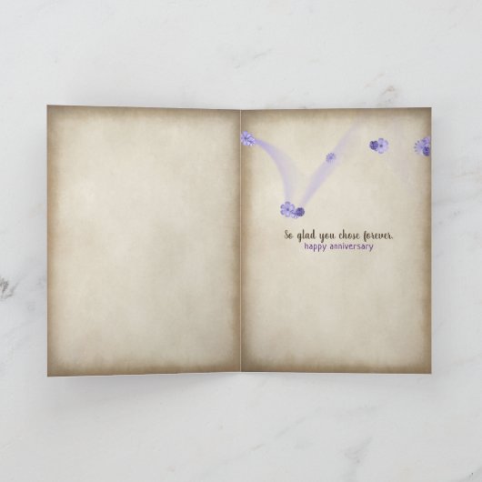 LOVE tekst gegraveerd in steen Kaart (Binnen)