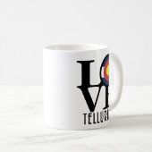 LOVE Telluride 11oz Koffiemok (Voorkant rechts)