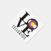 LOVE Telluride Colorado Servet (Hoek)