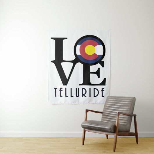 LOVE Telluride Wandkleed (In situ)