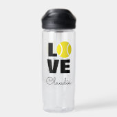 LOVE tennis aangepaste BPA gratis water fles bidon (Achterkant)