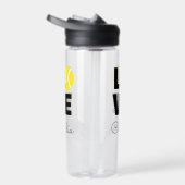 LOVE tennis aangepaste BPA gratis water fles bidon (Rechts)