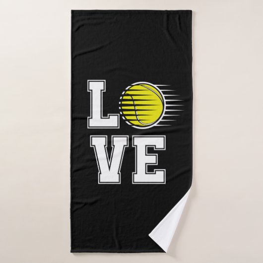Love Tennis Badhanddoek (Badhanddoek)