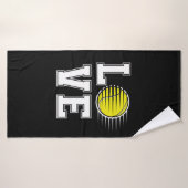 Love Tennis Badhanddoek (Badhanddoek)