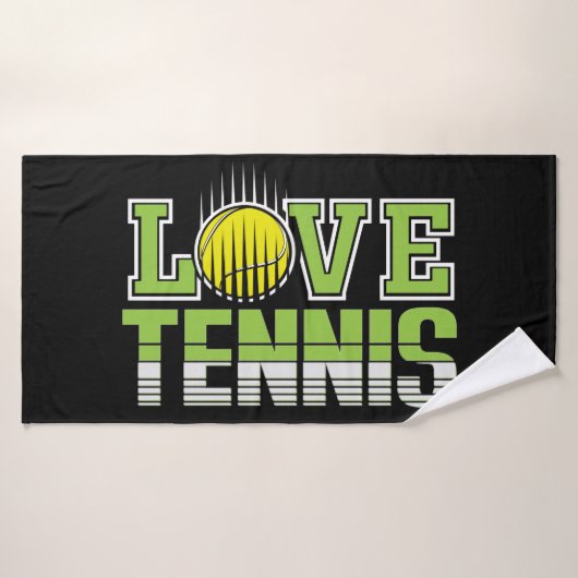 Love Tennis Badhanddoek (Badhanddoek)