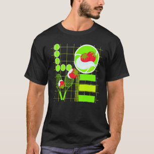 Love Tennis Ball Ik belde om hem te zijn T-shirt