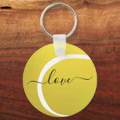 LOVE Tennis ball Sleutelhanger (Voorkant)