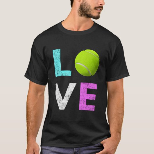 Love Tennis Best T-shirt (Voorkant)