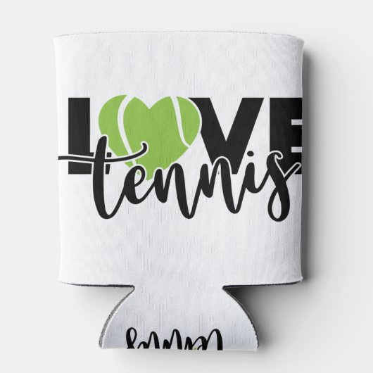 Love Tennis Blikjeskoeler (Achterkant)
