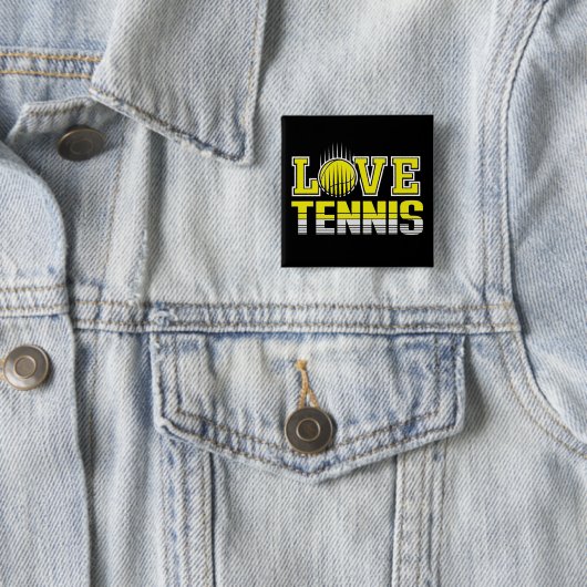 Love Tennis Button (In situ)