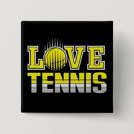 Love Tennis Button (Voorkant)