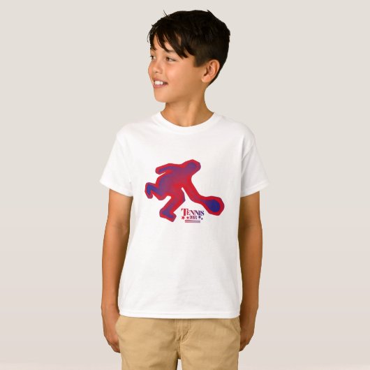 LOVE TENNIS BY MASANSER PIXELAT T-SHIRT (Voorkant volledig)