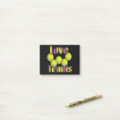 Love Tennis Design Post-it® Notes (Op bureau)