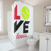 Love tennis douchegordijn (In situ)
